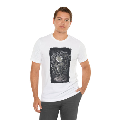Astronaut Explorer Graphic Unisex Crew Neck T-Shirt | Space Art Streetwear Tee | Astronaut Explorer Tee